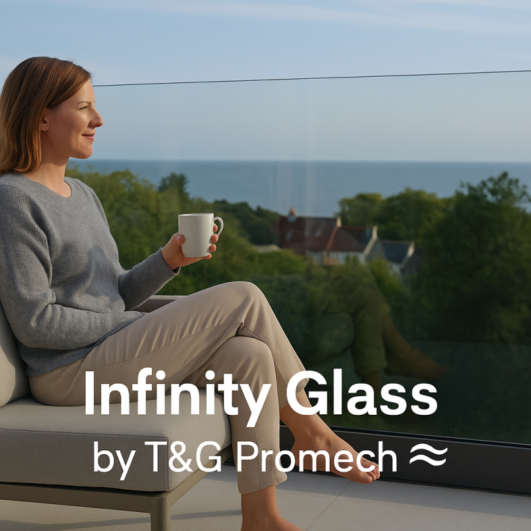 Infinity Glass Poole Dorset T&G Promech
